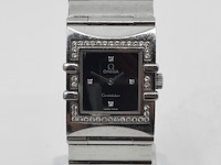 Dames polshorloge, omega, constellation quadra - afbeelding 12 van  26