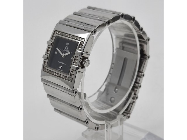 Dames polshorloge, omega, constellation quadra - afbeelding 20 van  26