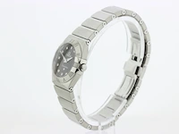 Dames polshorloge omega, constellation, zwarte wijzerplaat, bouwjaar ca 2010 - afbeelding 5 van  9
