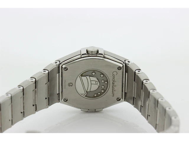 Dames polshorloge omega, constellation, zwarte wijzerplaat, bouwjaar ca 2010 - afbeelding 6 van  9
