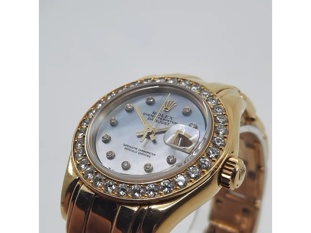 Dames polshorloge, rolex, datejust pearl master - afbeelding 2 van  26