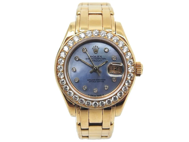 Dames polshorloge, rolex, datejust pearl master - afbeelding 1 van  26