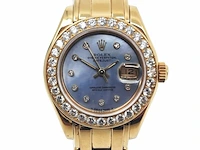 Dames polshorloge, rolex, datejust pearl master