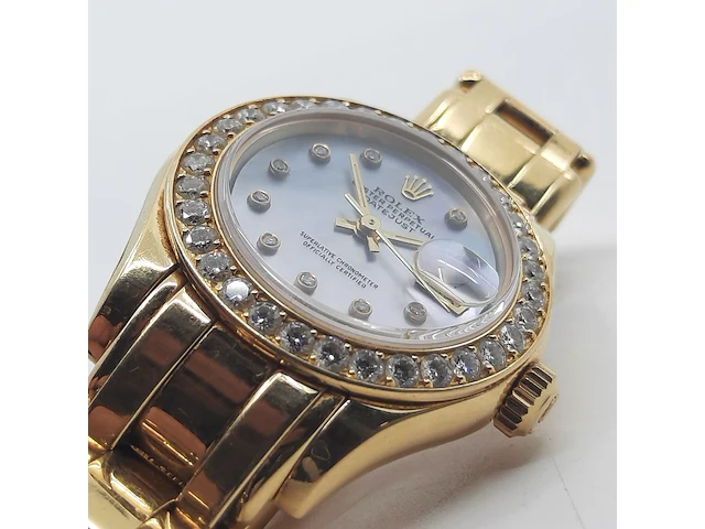 Dames polshorloge, rolex, datejust pearl master - afbeelding 16 van  26
