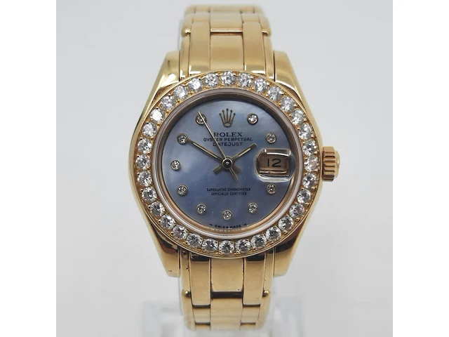 Dames polshorloge, rolex, datejust pearl master - afbeelding 12 van  26