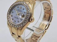 Dames polshorloge, rolex, datejust pearl master - afbeelding 20 van  26