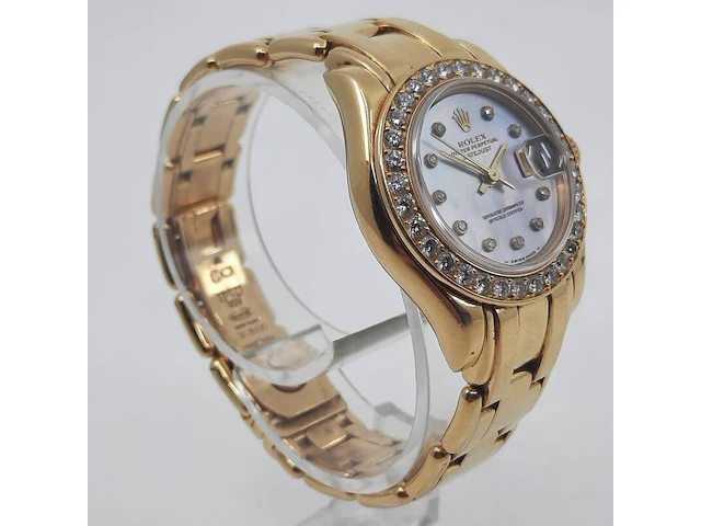 Dames polshorloge, rolex, datejust pearl master - afbeelding 26 van  26