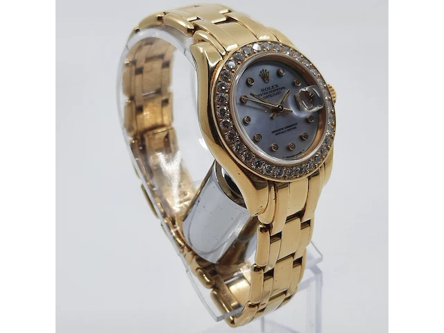 Dames polshorloge rolex, datejust - afbeelding 22 van  22