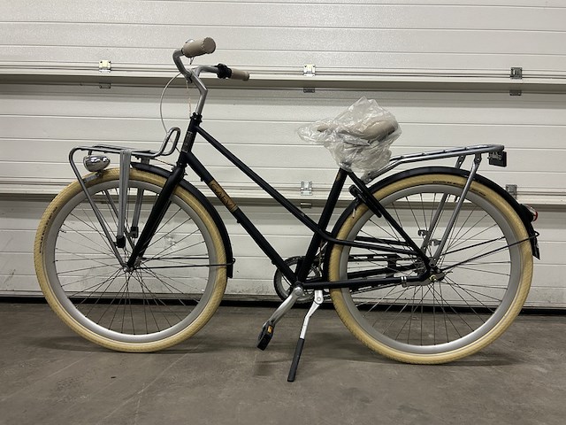 Dames stadsfiets 51 cm 3 versnellingen bsp, gaev, onyx black matt - afbeelding 1 van  15