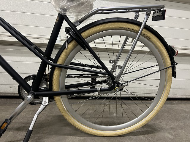 Dames stadsfiets 51 cm 3 versnellingen bsp, gaev, onyx black matt - afbeelding 9 van  15