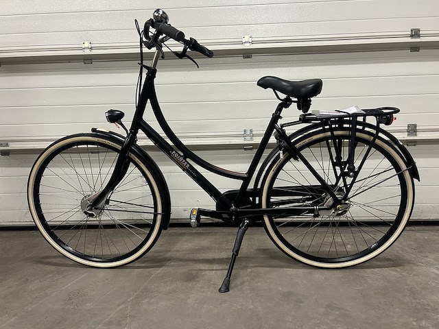 Dames stadsfiets 51 cm 3 versnellingen pointer, grande, zwart - afbeelding 1 van  16