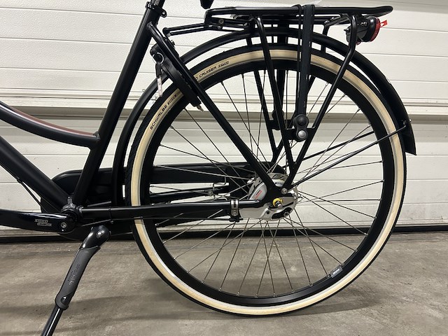 Dames stadsfiets 51 cm 3 versnellingen pointer, grande, zwart - afbeelding 10 van  16