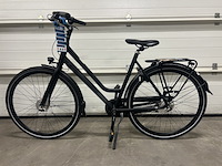 Dames stadsfiets 56 cm 7 versnellingen bsp, voyager, onyx black