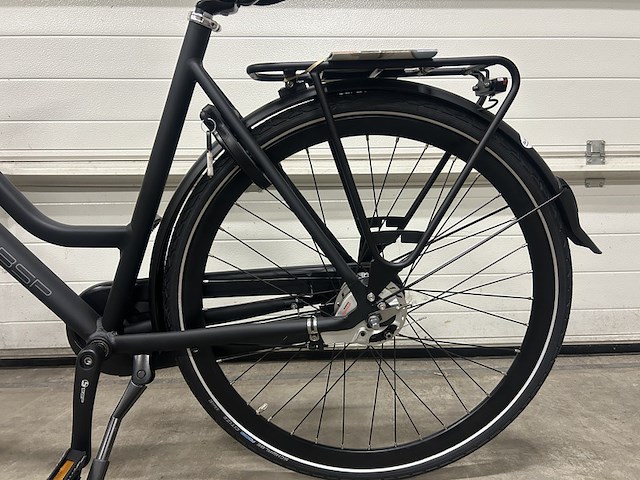 Dames stadsfiets 56 cm 7 versnellingen bsp, voyager, onyx black - afbeelding 13 van  19