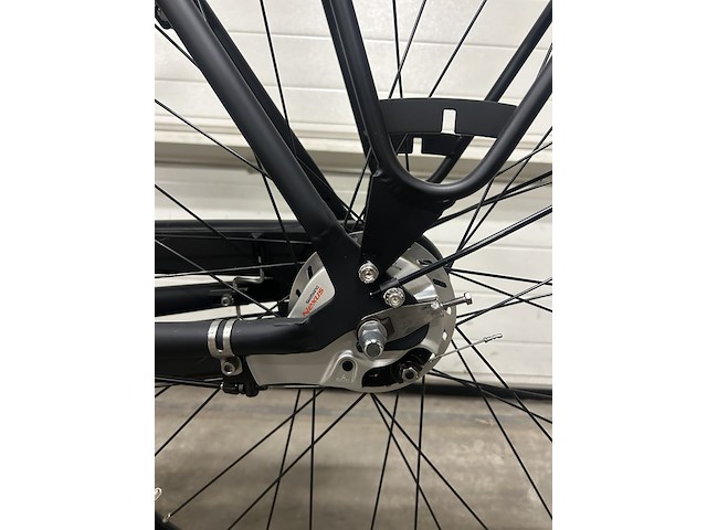 Dames stadsfiets 56 cm 7 versnellingen bsp, voyager, onyx black - afbeelding 14 van  19