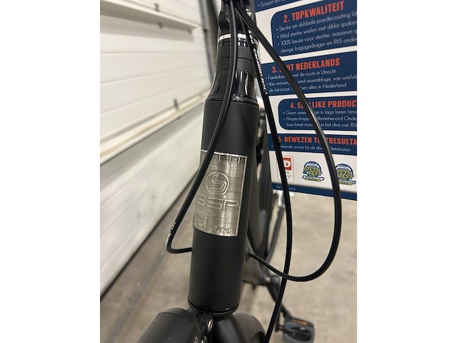 Dames stadsfiets 56 cm 7 versnellingen bsp, voyager, onyx black - afbeelding 8 van  19