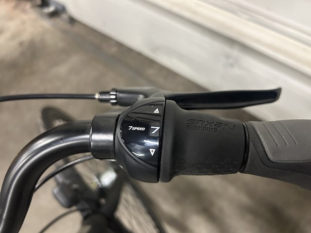 Dames stadsfiets 56 cm 7 versnellingen bsp, voyager, onyx black - afbeelding 9 van  19