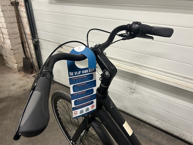 Dames stadsfiets 56 cm 7 versnellingen bsp, voyager, onyx black - afbeelding 18 van  19