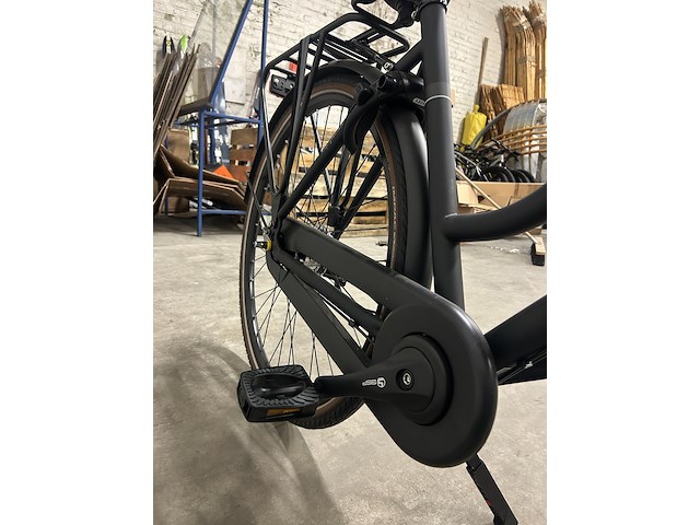 Dames stadsfiets 57 cm 3 versnellingen bsp, o-seven n7, onyx black matt - afbeelding 8 van  20