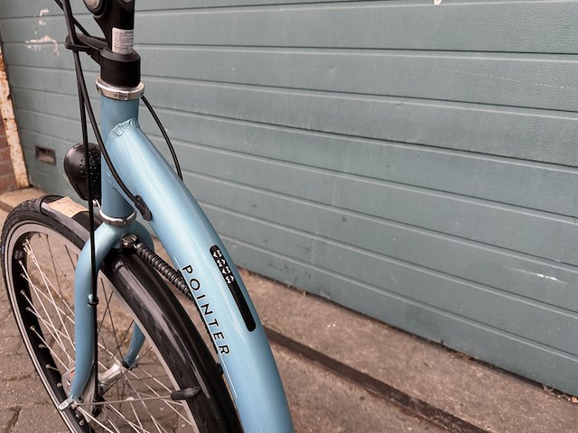 Dames stadsfiets frame maat 50 7 versnellingen pointer, step-in mama, peyton blue - afbeelding 3 van  17