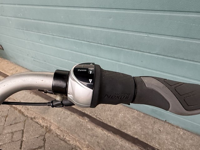 Dames stadsfiets frame maat 50 7 versnellingen pointer, step-in mama, peyton blue - afbeelding 5 van  17