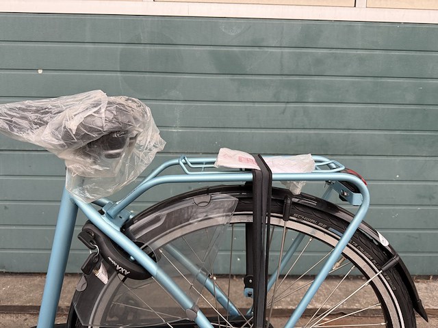 Dames stadsfiets frame maat 50 7 versnellingen pointer, step-in mama, peyton blue - afbeelding 13 van  17