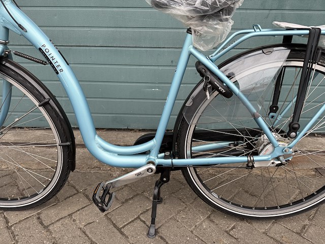 Dames stadsfiets frame maat 50 7 versnellingen pointer, step-in mama, peyton blue - afbeelding 14 van  17