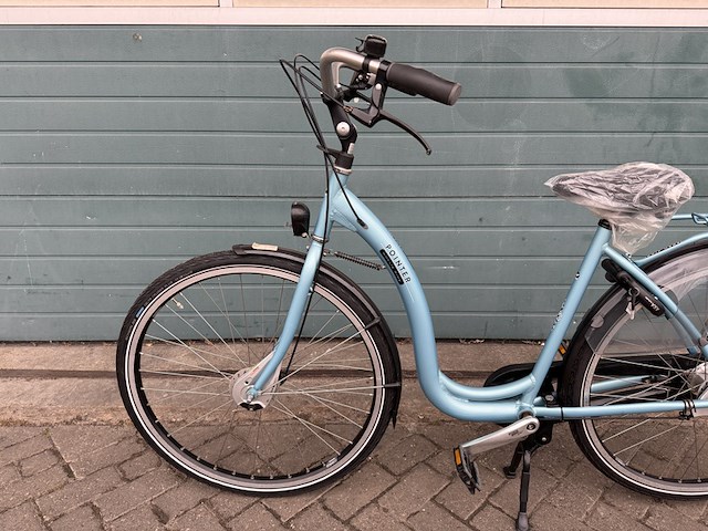 Dames stadsfiets frame maat 50 7 versnellingen pointer, step-in mama, peyton blue - afbeelding 16 van  17