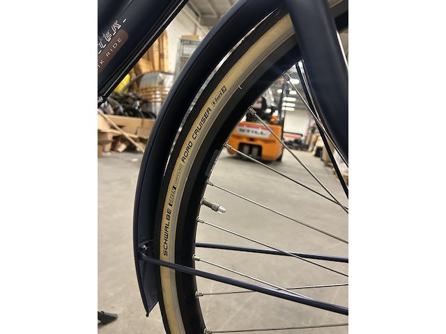 Dames stadsfiets frame maat 51 3 versnellingen, pointer, grande plus stone washed, stonewash blue - afbeelding 9 van  19