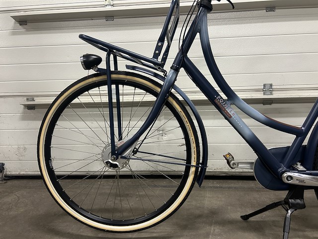 Dames stadsfiets frame maat 51 3 versnellingen, pointer, grande plus stone washed, stonewash blue - afbeelding 12 van  19
