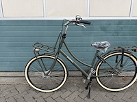 Dames stadsfiets frame maat 53 3 versnellingen, popal, daily dutch prestige n3, army green - afbeelding 12 van  18