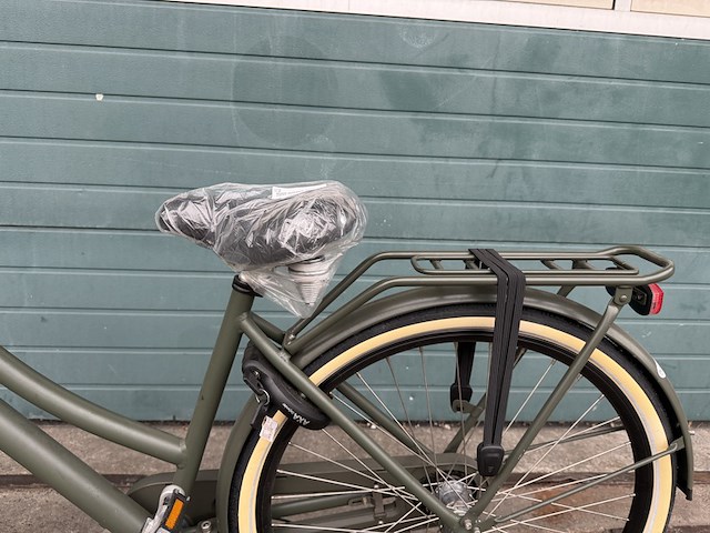 Dames stadsfiets frame maat 53 3 versnellingen, popal, daily dutch prestige n3, army green - afbeelding 16 van  18