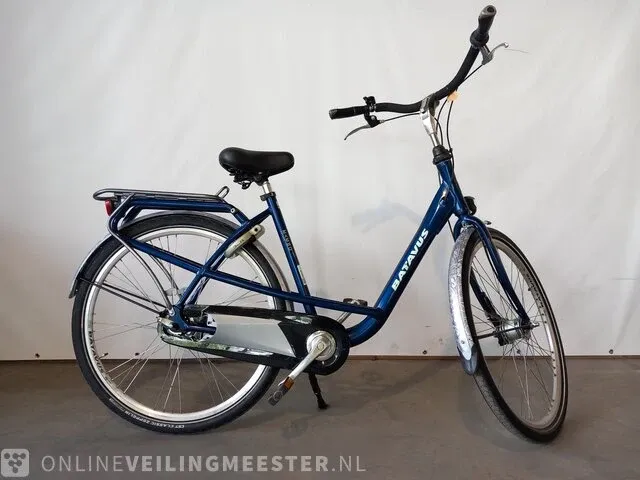 Damesfiets batavus, mambo, blauw - afbeelding 10 van  17