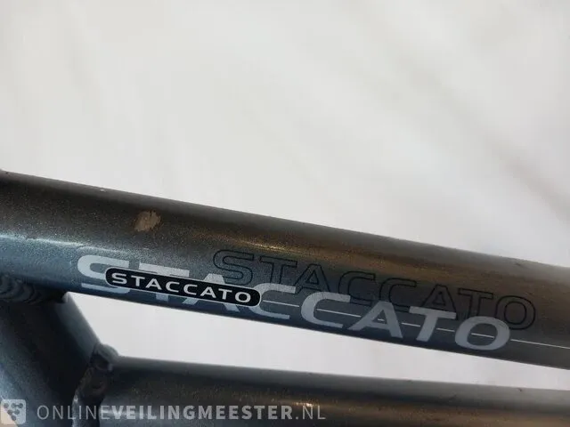 Damesfiets batavus, staccato, grijs / chroom - afbeelding 2 van  13