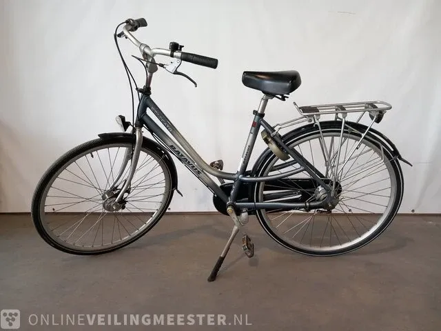 Damesfiets batavus, staccato, grijs / chroom - afbeelding 1 van  13