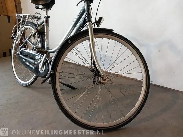 Damesfiets batavus, staccato, grijs / chroom - afbeelding 12 van  13