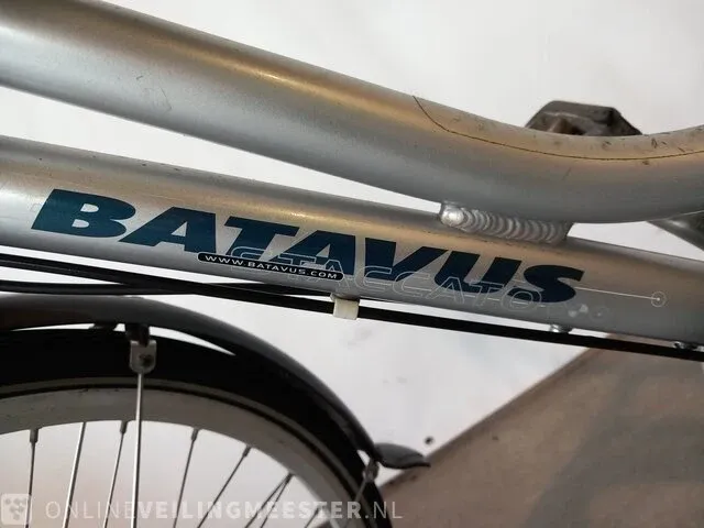 Damesfiets batavus, staccato, grijs / chroom - afbeelding 13 van  13