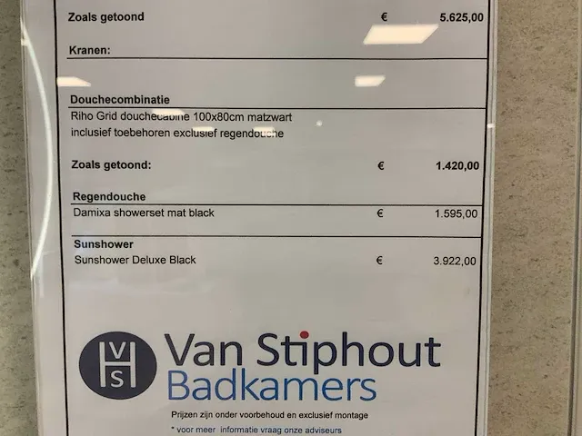Damixa showerset regendouche - afbeelding 6 van  6