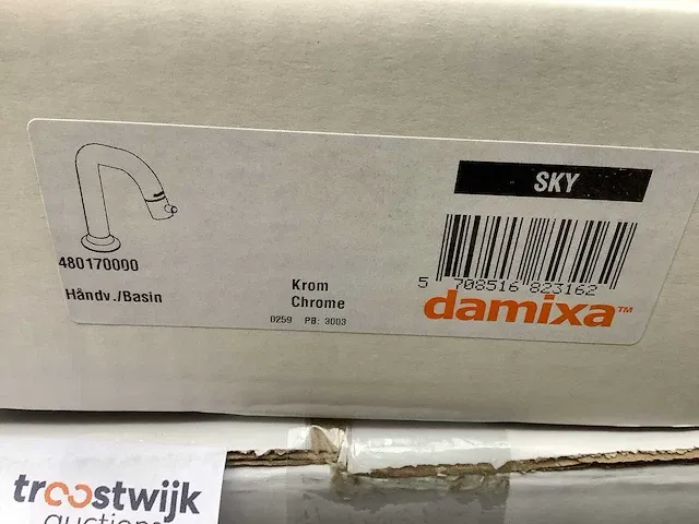 Damixa/wiesbaden - sky 80170000/mini rhea rechts - fontein + fonteinkraan - afbeelding 5 van  5
