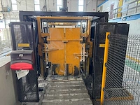 Dan conveyor pallet doorlaat unit met rollenbaan