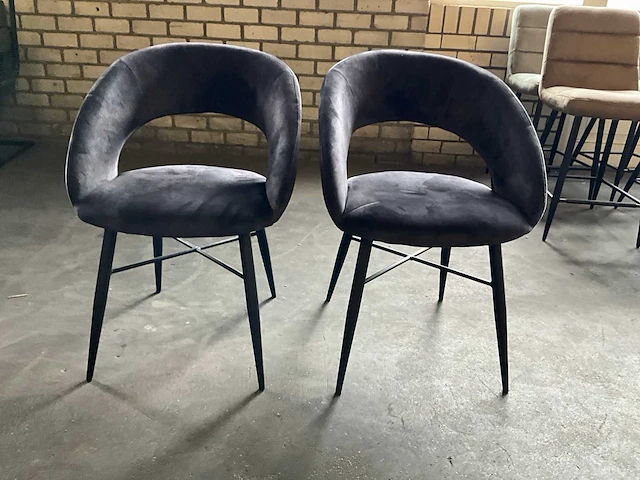 Danai eetkamerstoel (2x) - afbeelding 1 van  7