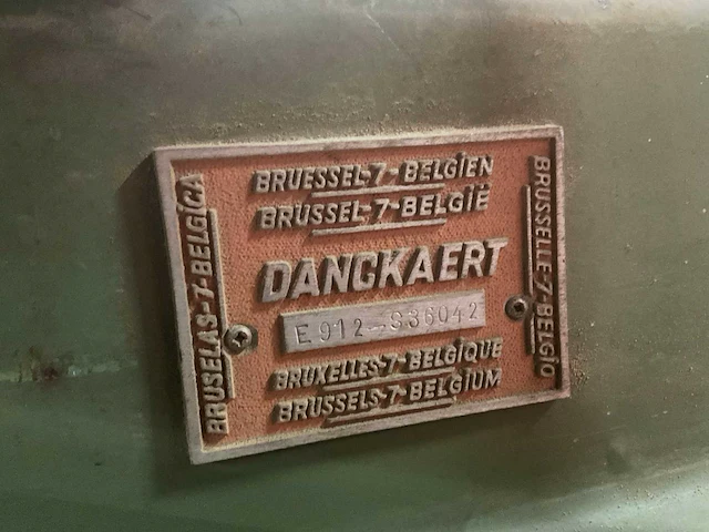 Danckaert verticale freesmachine - afbeelding 10 van  10