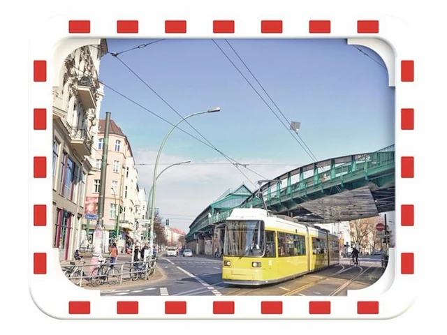 Dancop eu vex verkeersspiegel - 80 x 100 cm - afbeelding 2 van  4