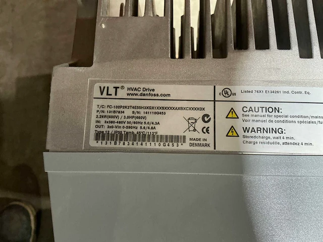 Danfoss - fc102 - hvac drive vlt - afbeelding 4 van  5