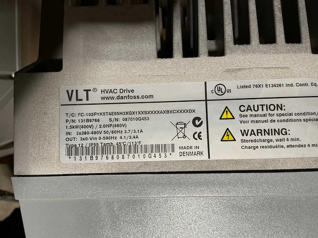 Danfoss - fc102 - hvac drive vlt - afbeelding 5 van  5