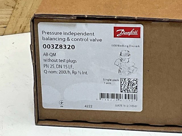Danfoss ab qm drukgecompenseerde regelafsluiter (13x) - afbeelding 3 van  3