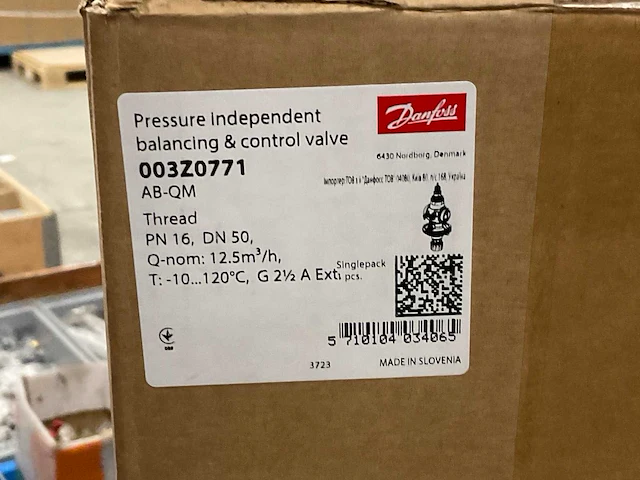 Danfoss ab-qm pn16 dn50 drukonafhankelijke inregel- en regelafsluiters - afbeelding 2 van  2