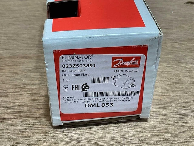 Danfoss dml 053 3/8 flare filterdroger (12x) - afbeelding 6 van  7