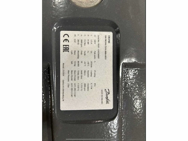 Danfoss editron electro motor pm em-pmi 300-t310 108kw elektromotor - afbeelding 4 van  9