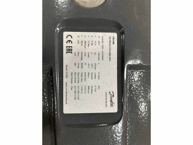 Danfoss editron electro motor pm em-pmi 300-t310 108kw elektromotor - afbeelding 9 van  9